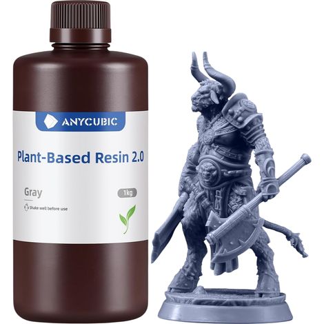 Anycubic Plant-Based 2.0 Grau 1kg (1/4)