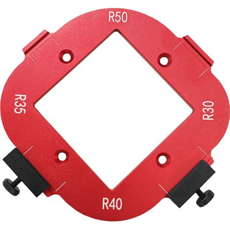 Winkelbohrlehre aus Aluminiumlegierung R30 R35 R40 R45, tragbares und langlebiges Holzbearbeitungswerkzeug, ideal für Heimwerkerprojekte.