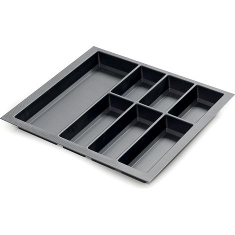 Classico Kristall softTouch Besteckkasten 522x474mm schwarz SANS MARQUE