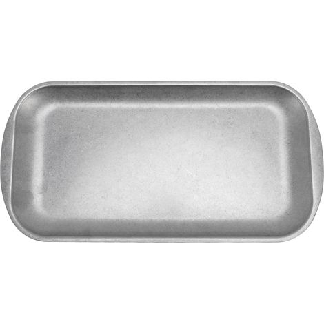 304 Stainless Steel Rectangular Plate Vintage Matte Finish Industrial Style Rectangle Dinner Plate Tray for Tea Dessert 27 X 15 X 1.5cm / 10.6 X 5.9 X 0.6in (1/5)