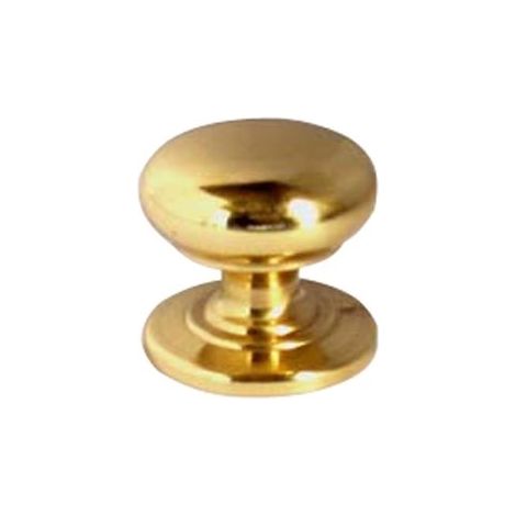Pomolo per Mobili in Ottone Lucido Misura 25 mm Art. 715 B141 (1/2)