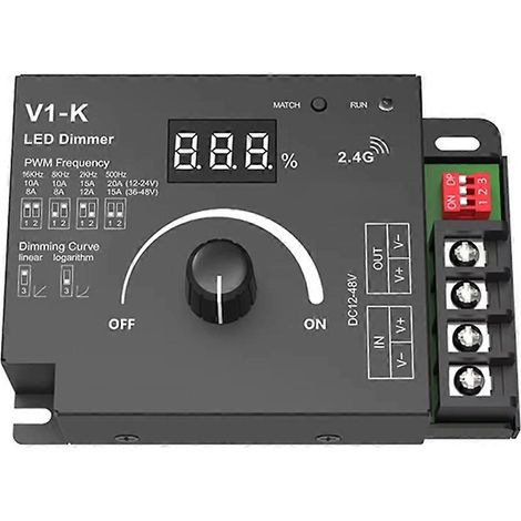 Variateur de fréquence V1-K pour modules d'éclairage LED 12V/24V PWM, 20A (1/5)
