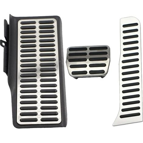 Pedales de acelerador y freno, acero inoxidable, compatibilidad universal, estilo 2 AT con resto (1/2)