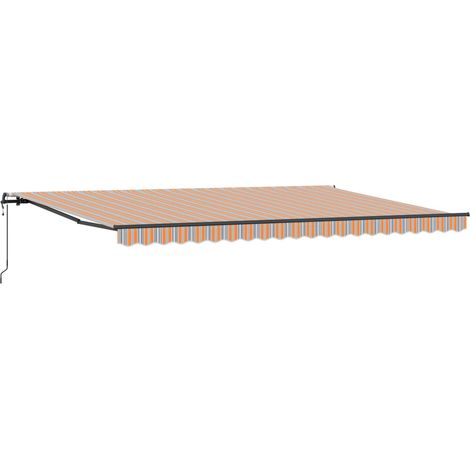 Maison Exclusive - Tenda retrattile Multicolore 500 × 350 cm Tessuto e Alluminio (1/5)