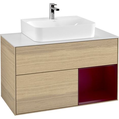 Villeroy & Boch G121HBPC Meuble sous-vasque Finion G12 (1/2)