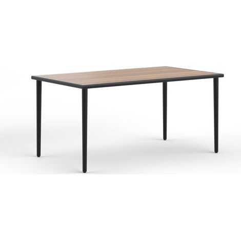 Tavolo mod. Bend antracite art. M0773-38 struttura metallo 155x80 cm