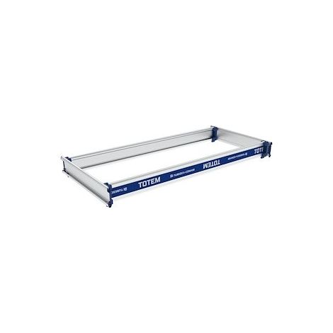 Tubesca Comabi – Plinthe amovible en aluminium pour Totem Line 180 – Hauteur 150 mm – Installation rapide sans outils – 20403058