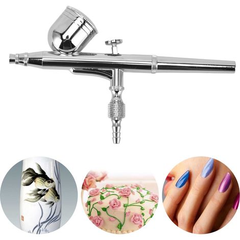 Kit de peinture aérographe avec mini pistolet à air comprimé pour peinture artistique et beauté (1/5)