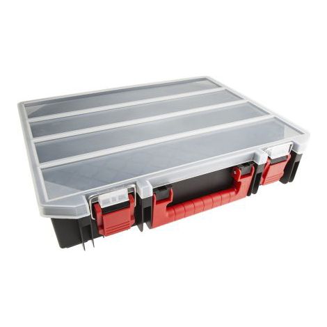 Boite compartimentée RS PRO, Plastique, 91mm x 416mm x 336mm ( Prix pour 1 ) (1/2)