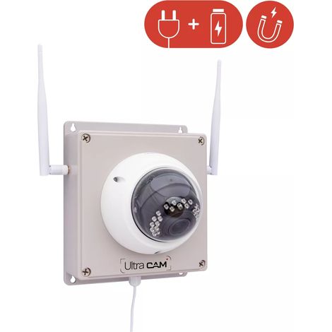 Contrôleur 4G (aimanté avec batterie) + Caméra 4K / Intelligente / Vision nocturne / Zoom / IK10 + Carte SD (UltraCAM) (1/5)