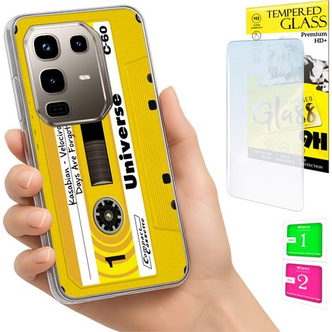Étui pour Infinix Note 50 Pro 4G : coque arrière avec protection photo et verre trempé 9H. (1/5)