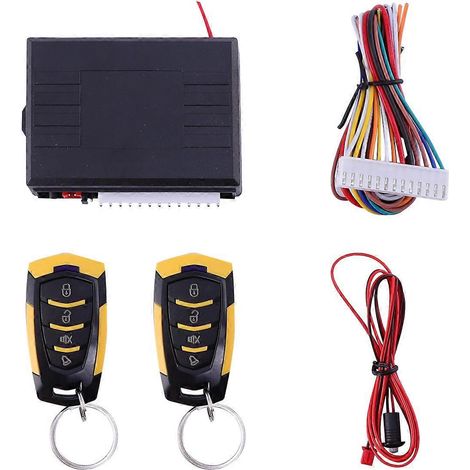 1 Set Praktisches Autoalarmsystem Diebstahlsicherung für Auto-8.5X6.5cm-Black (1/2)