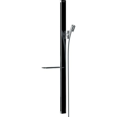 Barre de douche Unica'E 0,90 m noir/chromé