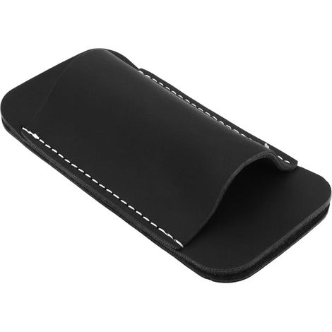 Organisateur de Ceinture Couteau s Gaine Pliant s Support Horizontal en Cuir pour Ceintures 2 Pouces Et Moins Noir (11,8 X 5,7 Cm)