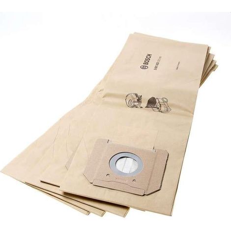 BOSCH 2.607.432.035 (pkt of 5) GAS 35 paper filter bags