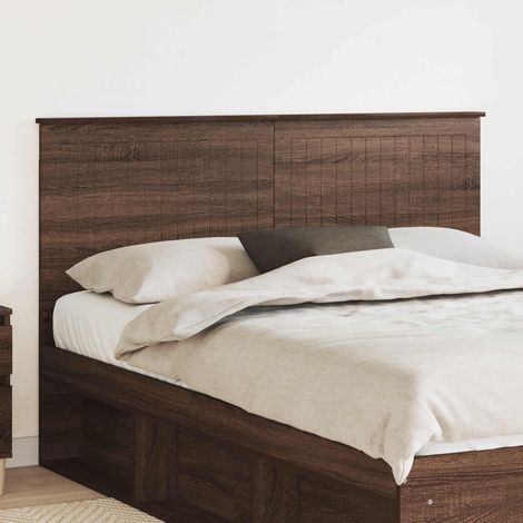 Tête de lit-Panneau de lit Chêne brun 150 cm Bois d'ingénierie 874308 (1/5)