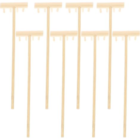 Set of 8 Practical Mini Zen Garden Rakes for Decorative Sands and Landscapes (1/5)