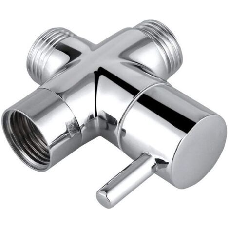 3 Voies Soupape,Douchette Composants de Douche Raccord Universels (1/4)