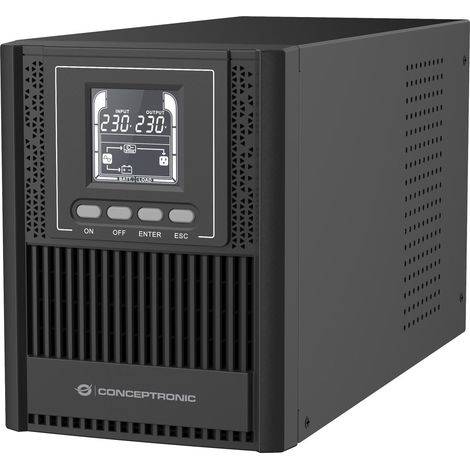 CONCEPTRONIC ZEUS USV 1000VA 900W Online UPS,IEC EPO Port