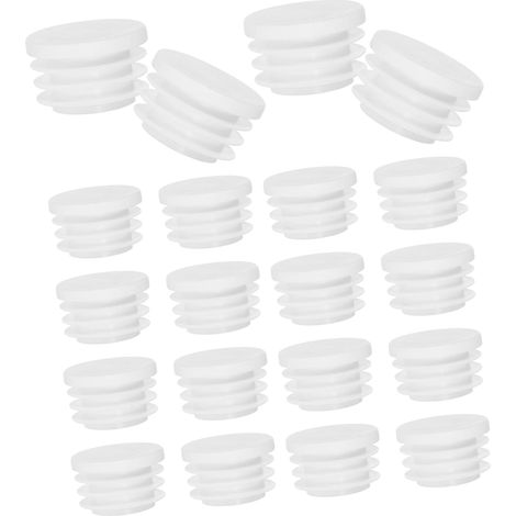60 bouchons ronds en plastique pour tuyaux, capuchons de tubes (1/5)