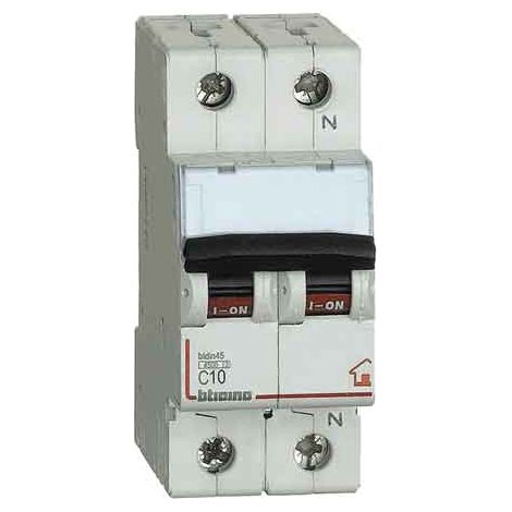 INTERRUTTORE MAGNETOTERMICO MODULARE BTICINO 1P+N Corrente 20A - BTICINO