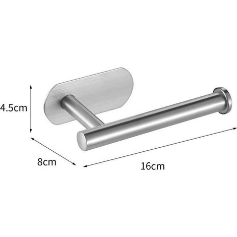 Porte-papier toilette mural auto-adhésif pour salle de bain, en acier inoxydable 304, support de suspension TP pour toilettes