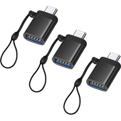 Adattatore da USB-C a USB 3.0 (confezione da 3), adattatore da USB-C a USB-A OTG (femmina) (1/5)