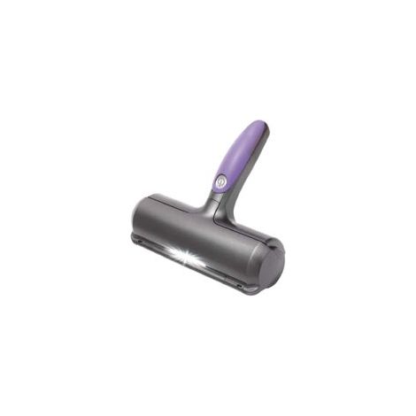 Spazzola Fur Daddy Sweeper - Spazzola per la rimozione dei peli di animali domestici - Raccoglitore di peli di cani e gatti - Viola e grigio - Crezuo