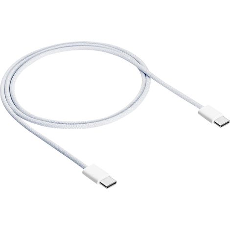 Akyga USB-Kabel USB 2.0 USB-C® Stecker 1.00 m Weiß AK-USB-51