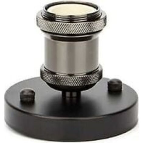 Edison Vintage E27 Lampenfassung, Adapter, Retro-Kronleuchterfassung, kabellos, Keramik-Innenleben, 1 Stück, Schwarz (1/4)