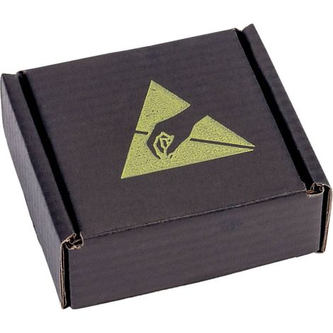 Antistat Boîte antistatique (ESD) (L x l x H) 60 x 60 x 25 mm antistatique Lettre d'identification ESD: S 026-0065