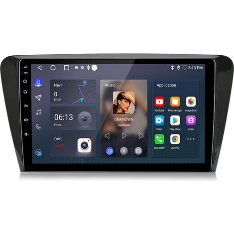 Autoradio Hexinex Pour SKODA Octavia III 3 5E 2013-2018 Android 14 CarPlay 2+64GB (1/5)