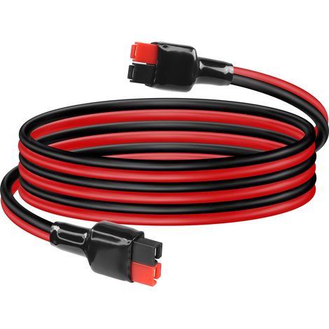 14AWG Câble d'extension Solaire 4.9FT 45A Batterie Adaptateur Câble Connecteur Adaptateur pour générateur Solaire Portable Power Station (1/5)