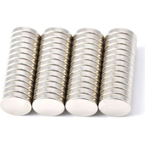 52 pièces Aimants 10x2 mm extrêmement puissants, environ 2 kg de force de adhérence (1/4)