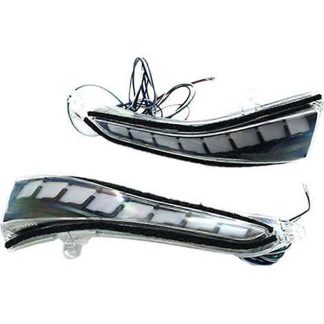 Dynamisches sequentielles Blinken, Seitenspiegel-Blinker, für Infiniti Q50, Q60, Q70, QX30, Zubehör, transparente Schale