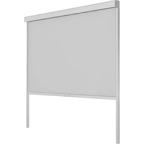 pannello ombreggiante avvolgibile per pergole giardini di maggio in alluminio e textilene grigio lato 4 m