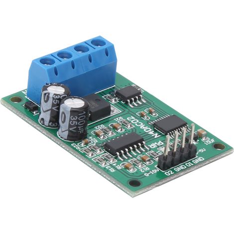 12-V-2-Kanal-DAC-Modul, 0-5-V-zu-0-10-V-Analogwandler, PWM-zu-RS485-RTU-Karte (1/5)