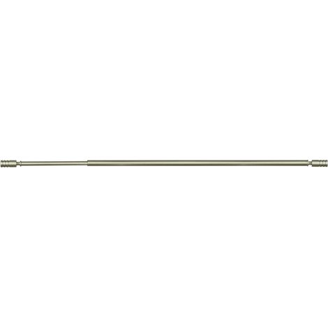 astina per tendine alluminio nichel terminale a cilindro estensibile da 40 a 60 cm