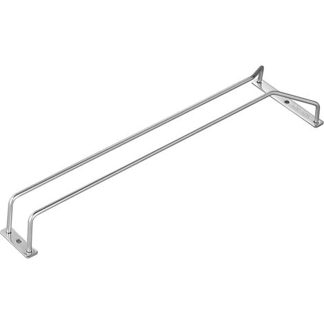 Sollbry Estante para copas de vino, soporte de alambre de acero inoxidable, 34,5 cm, 1 nivel, para debajo del gabinete (1/5)