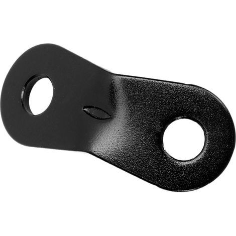 Packung mit 20 doppellochigen, rutschfesten Seilspannern aus Aluminiumlegierung, robust und einfach zu handhaben, für Camping, Wandern und Outdoor-Aktivitäten (schwarz). (1/5)