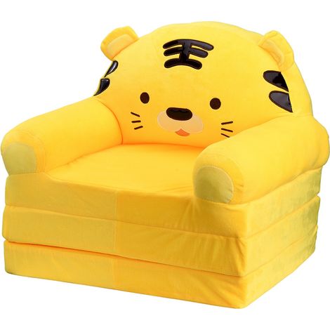 Canapé-lit pliable 2 en 1 pour enfants, joli canapé futon, décoration de chambre pour enfants (1/5)