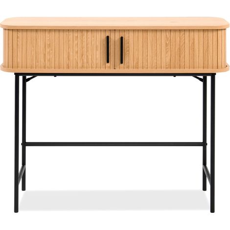 Console 2 portes effet Chêne 100 cm - Sora