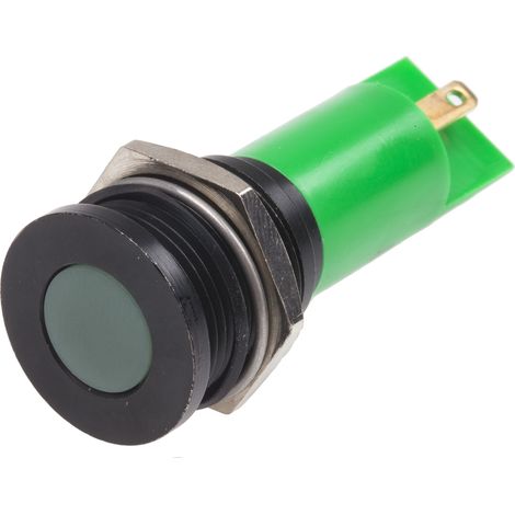Voyant LED lumineux Vert RS PRO, dia. 16mm ( Prix pour 1 )