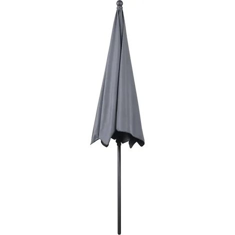 Ombrellone Rettangolare Da Giardino Parasole Per Balcone Con Inclinazione Regolabile Anti UV Impermeabile Ombreggiante Per Mare Spiaggia Piscina Terrazzo Facile Trasporto 198 x 125 Cm (Blu) - Colore: