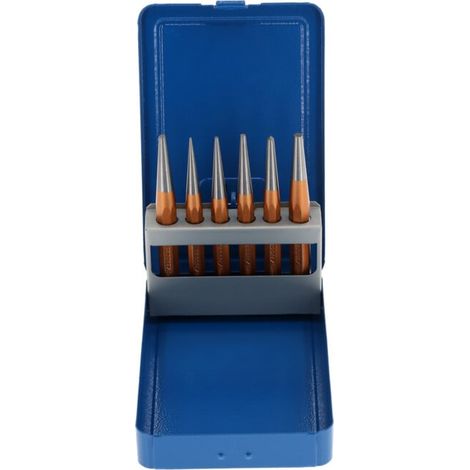 113 D Set de chasse-goupilles 6 pièces dans une cassette métallique pliante (1/5)