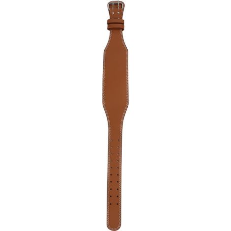 Brauner Gewichthebergürtel, verstellbarer Gewichthebergürtel – 140 cm (1/5)