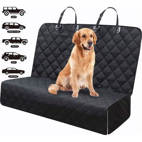 Housse de Siège pour Chien, Protection de Banquette Siège Protection Chien pour Voiture Oxford épaissi 600D, Taille Universelle pour Voiture/SUV/Camion, 135x120 cm
