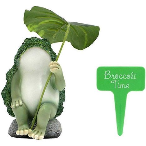 Sculpture décorative de grenouille, grenouille d'étang, grenouille en chou-fleur, décoration en résine