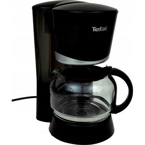 Tefal CM1718 cafetera de filtro negra capacidad 1,25 L