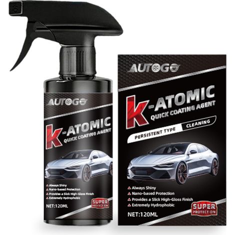 AUTOGO Car Paint Spray – Nano-fast coating for brightening paint surfaces, hydrophobic and water-repellent polishing agent (1/5)